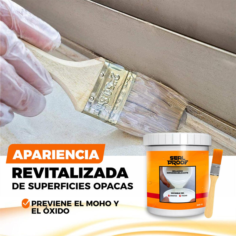 Sellador Impermeabilizante Invisible de Grietas y Fugas - SealProof©